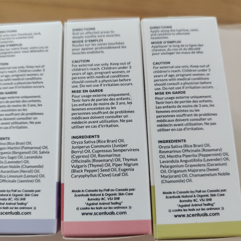 Scentuals 100% Natural Aromatherapy Roll-on Essential Oils - Picture 15 of 16
